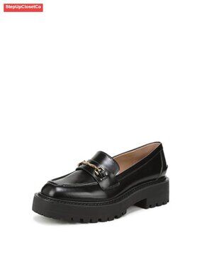 Suede Platform Loafers Chunky Sole Slip-On Women's Shoes